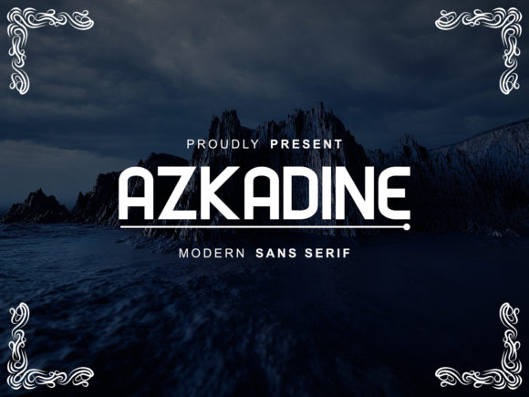 Azkadine: The Modern Sans Serif Font for Polished Brands