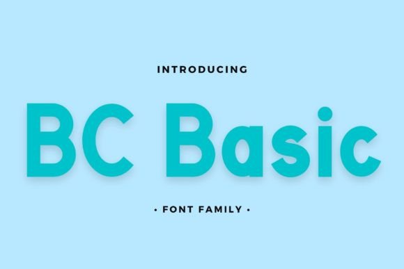 Bc Basic: A Versatile Sans Serif Typeface for Modern Editorial Design