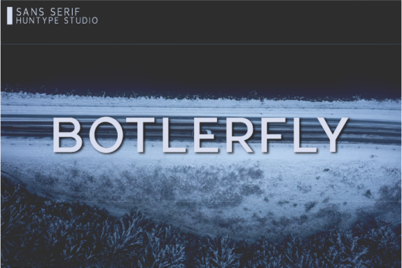 Botlerfly: A Clean Typeface for Polished Branding