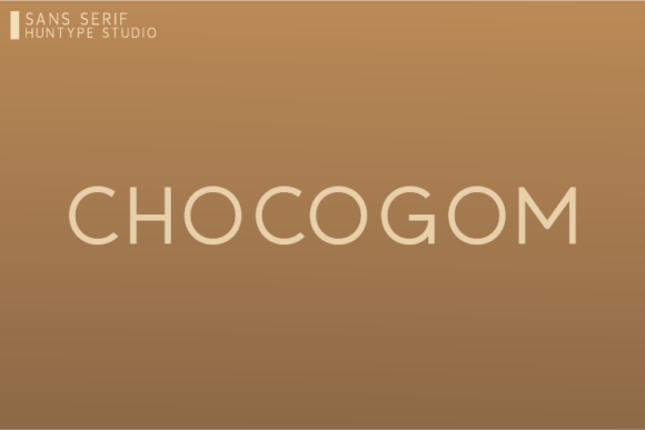 Chocogom: The Clean Sans Serif Font for Modern Makers