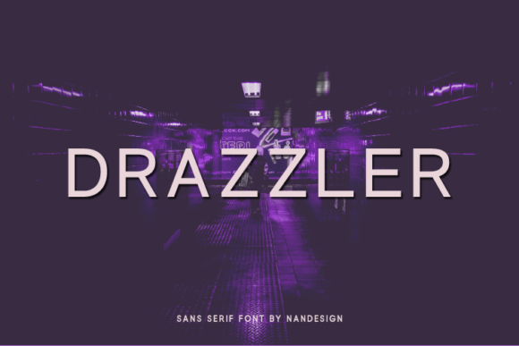 Drazzler: A Modern Sans Serif Typeface for Editorial Design