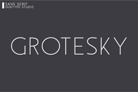 Grotesky: The Versatile Sans Serif Font for Strong Branding