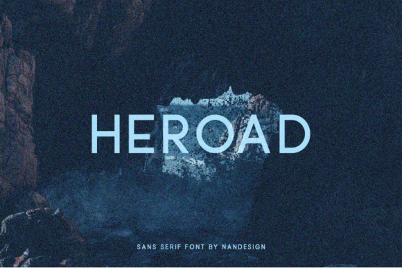 Heroad Font: A Clean Sans Serif for Handmade Brands
