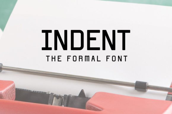 Indent: The Clean Sans Serif Typeface for Marketers