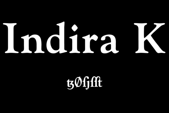 Indira K: A Versatile Sans Serif Typeface for Editorial Design