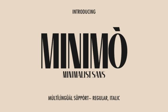 Minimò: The Perfect Sans Serif Font for Crafters