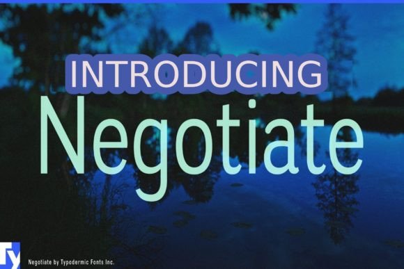 Negotiate Font Review: A Bold Display for Modern Brands