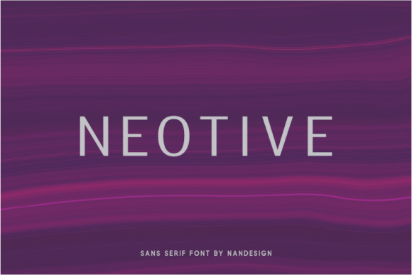 Neotive Font: The Modern Typeface for Crafters