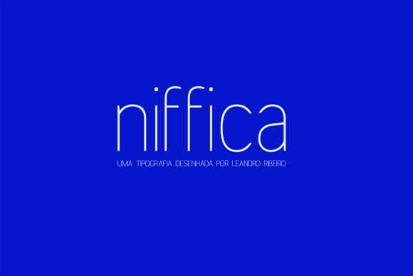 Niffica: A Modern Sans Serif Typeface for Editorial Design