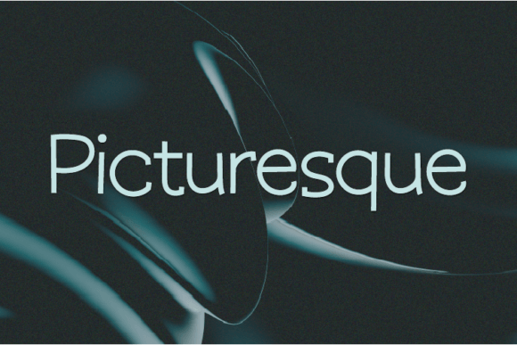 Picturesque: A Unique Sans Serif Font for Small Business Branding