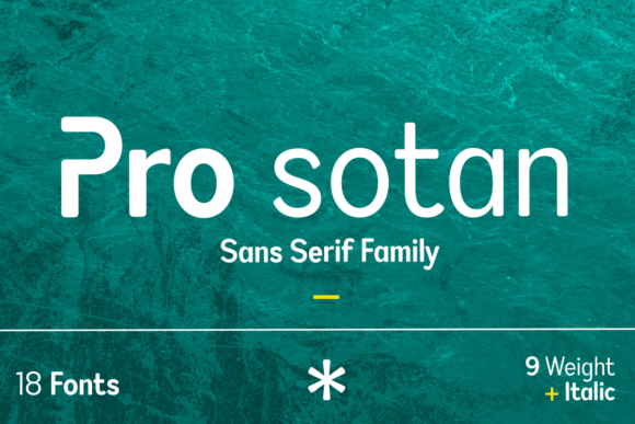 Pro Sotan: A Rounded Sans Serif Font for Polished Branding