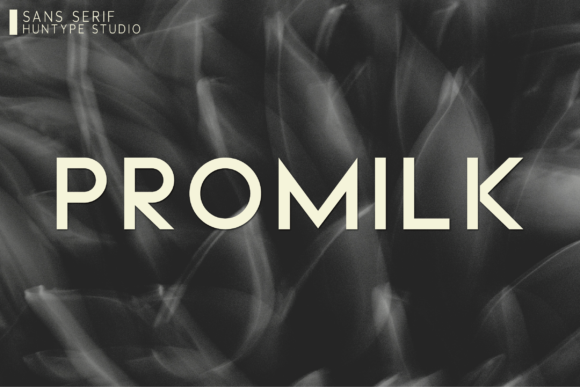 Promilk: A Modern Sans Serif Font for Editorial Design