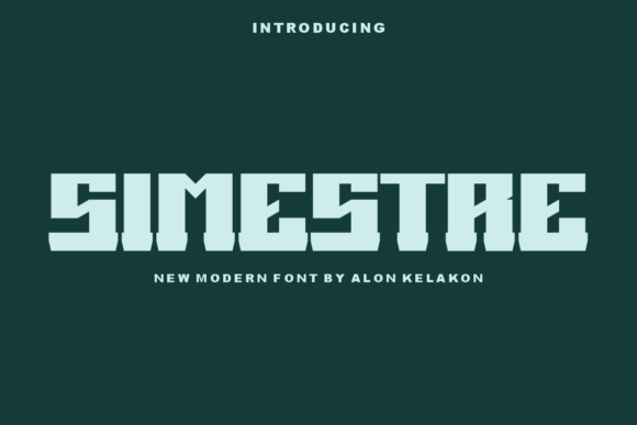 Simestre: A Modern Sans Serif Font for Small Business Branding
