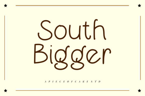 South Bigger: The Bold Sans Serif Font for Crafters