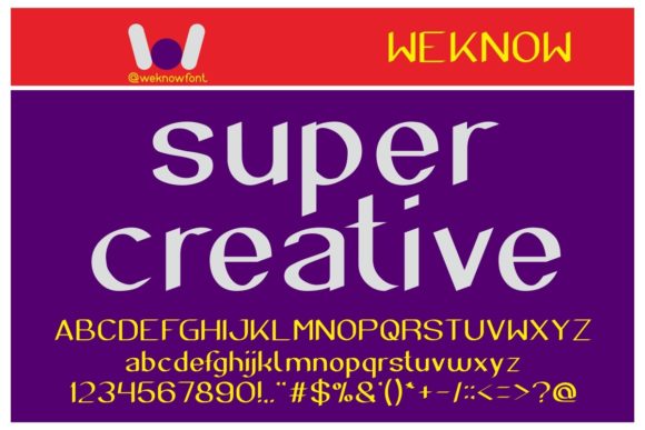 Super Creative: A Modern Sans Serif Typeface for Editorial Design