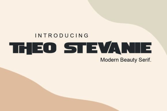 Theo Stevanie: A Modern Typeface for Smart Branding