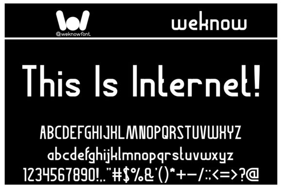 This is Internet: The Sans Serif Font for Digital Impact