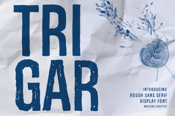 Trigar: A Bold Sans Serif Font for Modern Branding