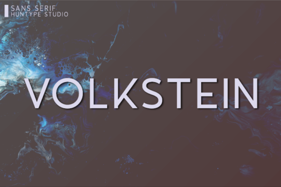 Volkstein: The Clean Sans Serif Font for Sharp Campaigns