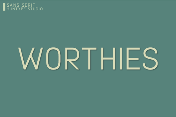 Worthies: A Versatile Sans Serif Typeface for Modern Web Design